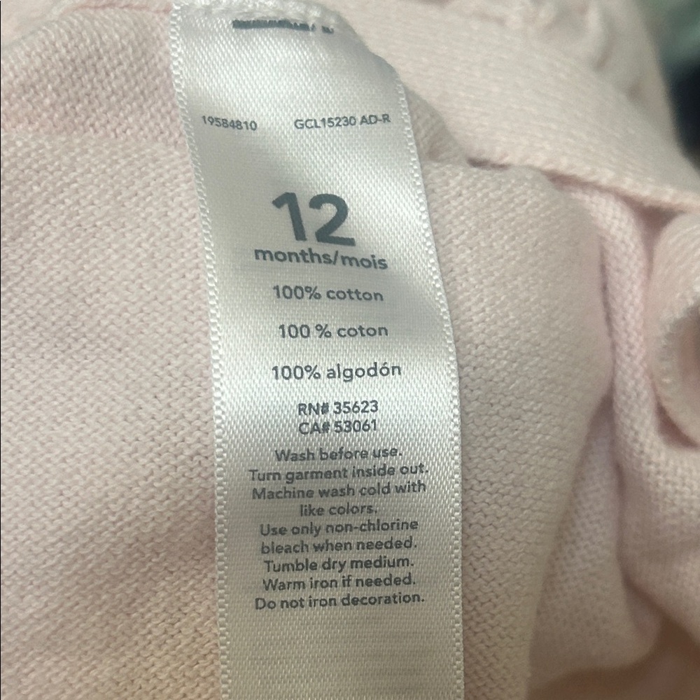 Carter's Light Pink Ruffled Overalls - Picture 9 of 9
